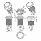 4 Pcs 30mm Arcade Led Push Buttons 1p 2p Coin 12v Light Illuminated Mame Jamma