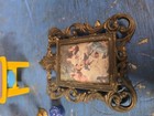 Vintage Dollhouse Doll Furniture Metal Plastic Wood Porcelain Chairs Tv Rocker