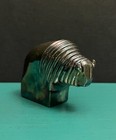 Dansk Japan Metal Zinc Buffalo Bison Horns Wild West Animal Modern Art Figurine