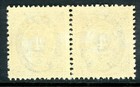 Gandalf -denmark 1895 Numeral  4o Blue   Grey Pair Facit  39a Mnh Y504
