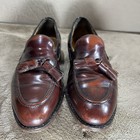 Vintage Johnston   Murphy Aristocraft Loafer Tassel Brown burgundy Sz 9 5