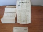 Antique Land Documents 1864  1887  1890 Lehigh County Pennsylvanis Signed