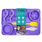 Slow Feeder Bowl Water Bowl Licking Mat For Dogs   Cats Dog Food Mat 3 In 1