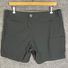 Kuhl Shorts Mens 40 Dark Gray Excellent Hiking Outdoor Nylon Spandex Stretch