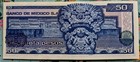 Uncirculated Mexico Banknote 50 Pesos Unc Crisp Paper Money Mexican Bills 1961