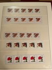 Quality Rubens Stamp Album With 155 Mint Plate Number Coil Strips - Fv Is  132 