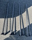 Set Of 4 Vintage Metal Tone Hairpin Table Legs 28    Furniture Table Mcm 4 Lot