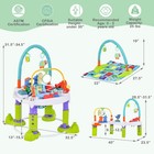 4-in-1 Baby Foldable Bouncer Activity Center Play Mat Activity Chair Push Walker