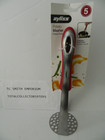 Zyliss Potato Masher Stainless Steel W soft Touch Secure Grip Handle New