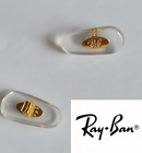 Ray-ban Gold Silicone Nose Pads For Sunglasses And Eyeglasses With Clip-on Desig