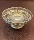 Antique Tiffany   Co  Sterling Silver Reticulated Tazza  925 115g John C  Moore
