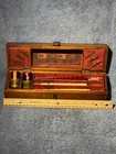 Vinatge Calligraphy Windsor Prose Writing Set Wood   Glass Fountain Pens
