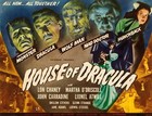 1945 House Of Dracula Movie Poster 11x17 John Carradine Transylvania Vampire        