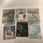 Lot Of 50 Vintage Sheet Music 1900-1940 Jazz Dance