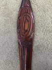Vintage Northwest Coast Tlingit Native Carved Paddle Set Of 2
