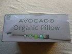 Avocado 100  Organic Pillow With Natural Latex Fill Queen Size 19   X 29 