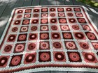 Granny Square Small Afghan Blanket