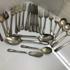 1847 Rogers Bros Silverplate Flatware Set 24 Piece Vintage Silverware Lot