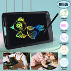 10   Lcd Writing Tablet Electronic Drawing Notepad Pad Doodle Board Toy For Kids