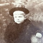 Charming Miniature Man Antique Cabinet Card Photo Child Boy Stylish Fashion 1880