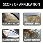 Car Headlight Restoration Kit Scratch Remover Oxidation Cleaner Polishing Tool