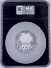 Muppets Kermit The Frog 2025 Niue Disney 70th Ann 1 Oz Silver  Coin Ngc Pf70ucam