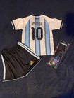 Kids Argentina Messi 2026 World Cup Home Soccer Jersey -size L 8-9 Years   24