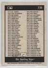 1991 The Sporting News Conlon Collection Checklist Checklist Cards 221-330  330
