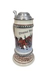Gerz German Lidded 95  Pewter Beer Stein Mug Original Bierzug Horses Clydesdale
