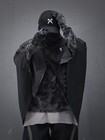 Niepce Unisex I-tech Poncho Japanese Techwear Hooded Cape Jacket