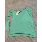 Gradual Kids Mint Green Upf 50  Sun Protection Long Sleeve Shirt Size 10-11y Nwt