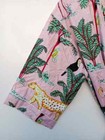 Indian Animal Printed 100  Cotton Robe Long Kimono Sleepwear Night Kimono Dress