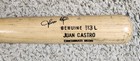 Juan Castro Signed Autographed Game Used Louisville Slugger Bat Cincinnati Reds 