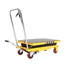 330 Lbs Hydraulic Lift Table Cart Manual Double Scissor Lift Table 50 