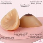 Ivita 1 Pair Triangle Silicone Breast Forms  ee Cup  4xl Fake Boobs Crossdresser