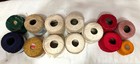 Lot 13 Vintage Crochet Thread Partial And New Assorted Colors Coats   Clark s