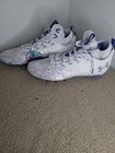 New Under Armour Spotlight Clone Womens 12 White Football Cleats S67