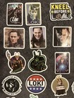 10 Pcs Random  2x2    Marvel Franchise Loki Stickers Unofficial