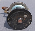 Vintage Antique Rare Early Penn 300 Yd  Long Beach Reel  With Waffle Clicker