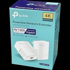 New Tp-link Av1000 Gigabit Powerline Network Extender Tl-pa7017 Kit Open For Pho