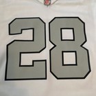 Nike Oakland Raiders Josh Jacobs  28 Nfl On Field Jersey White Youth M