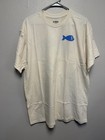 Do Big Studios Xl Graphic Tee Ocean Octopus Shark Beige blue Cotton Crew
