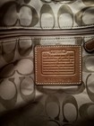 Vintage Coach Signature Brown Shoulder Bag - Obo