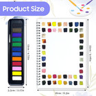 Watercolor Workbook Kits For Beginners water Coloring Book Paint Workbook With 1