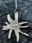 Rare The Cure Vtg 1992 Wish Tour Official Pewter Necklace Pendant By Rob Smith