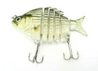 Fishing Lures For Bass  Crappie  Swim Bait Jointed Crank 4pc Tackle Lot Set