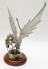 Vintage Rawcliffe Pewter Dragon A Mother s Love Feeding Time  R71001  1993