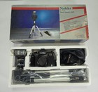 Nishika 5 Piece 35mm Vintage Camera Outfit Open Box Includes Tripod And Flash