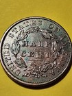 1834 Classic Half Cent  C-1 r-2 13 Stars  Au  rb Scarce  