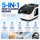 6 Gal 5-in-1 Steam Carpet Cleaner Wet Dry Vacuum Hot Water Upholstery Extractor